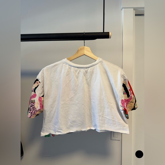 Zara Woman in Art Miranda Makaroff Print T-Shirt - Picture 4 of 5